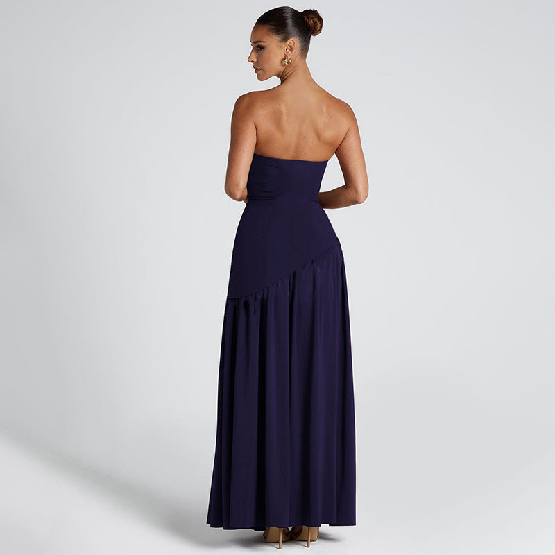 Luna Grace Split-Back Maxi Dress