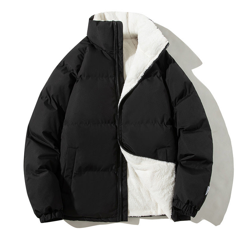 Fashion Plush Zip Coat