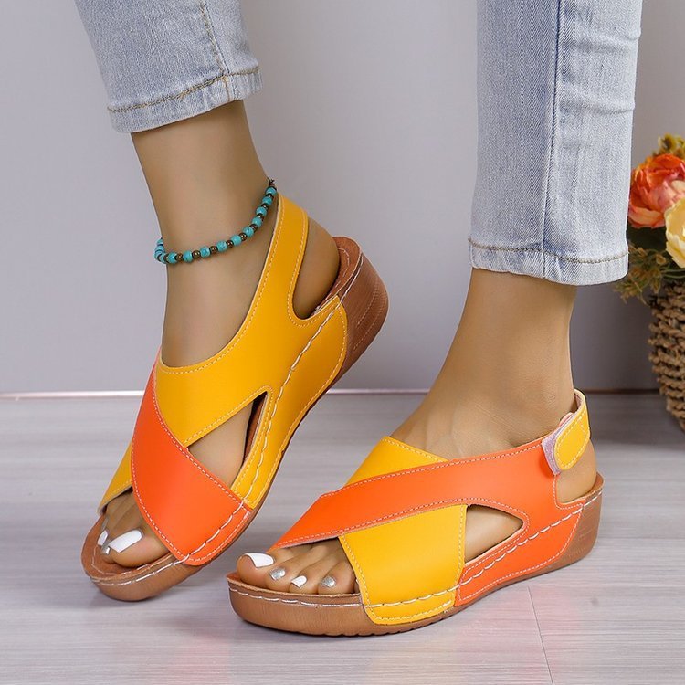 Colorblock Wedges