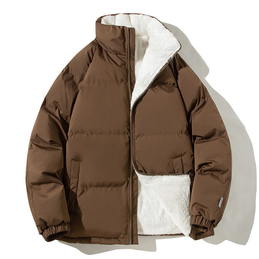 Fashion Plush Zip Coat