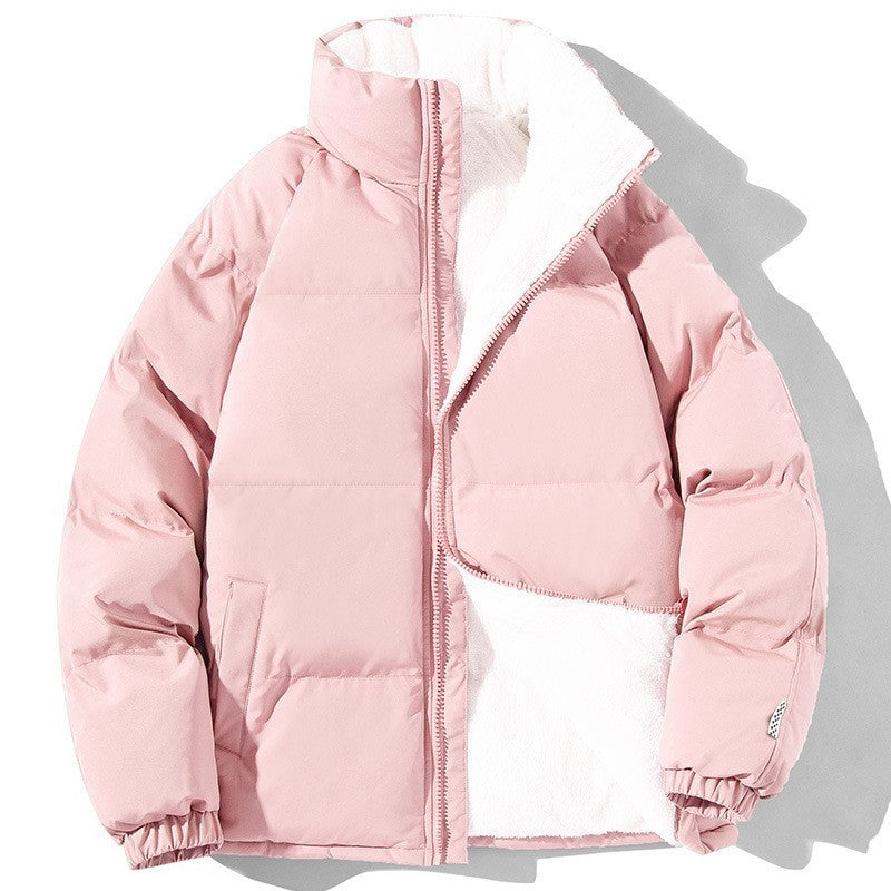 Fashion Plush Zip Coat