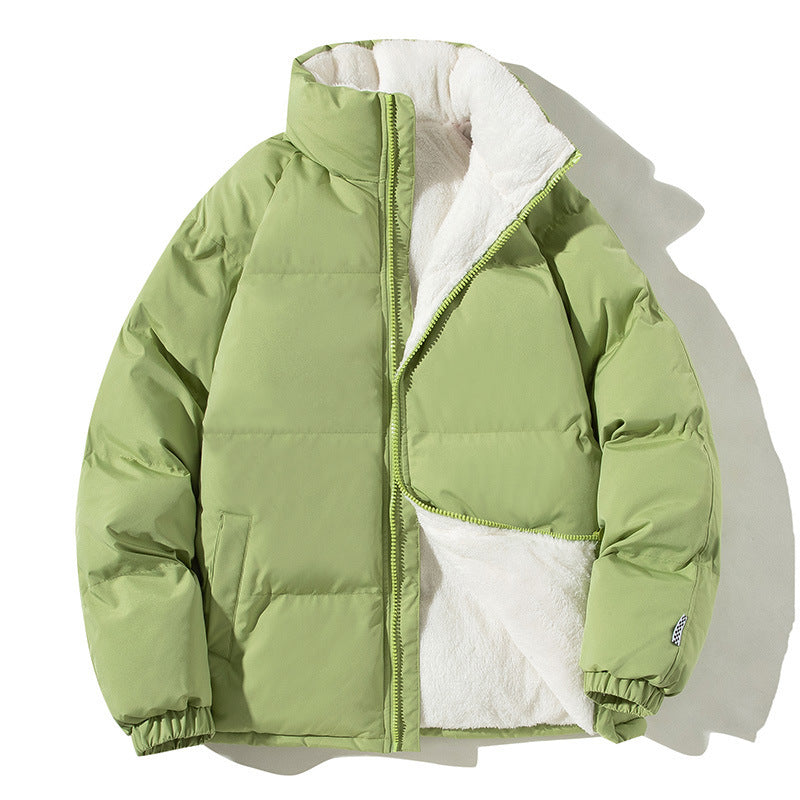 Fashion Plush Zip Coat