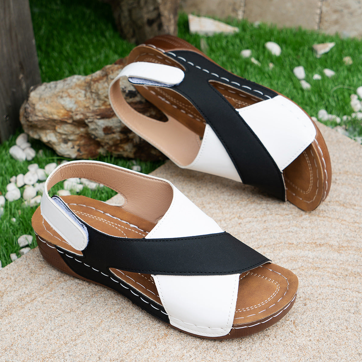 Colorblock Wedges