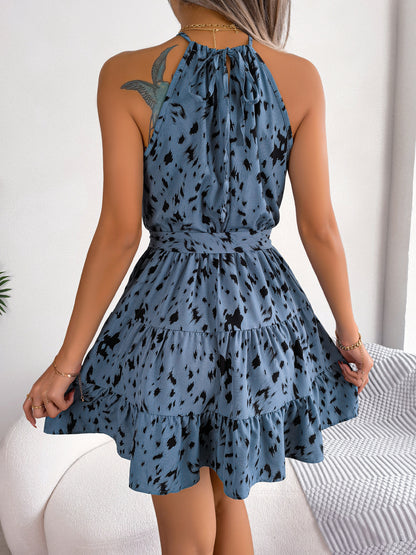Leopard Luxe Ruffle Dress
