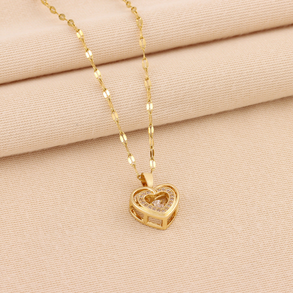 💖 Eternal Love Double-Layer Necklace