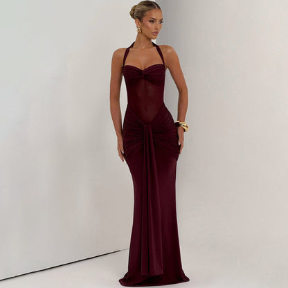 Ribbon Slim-fit Sheath Dress