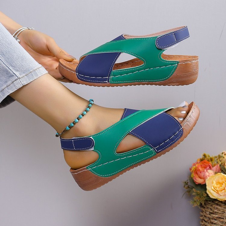 Colorblock Wedges