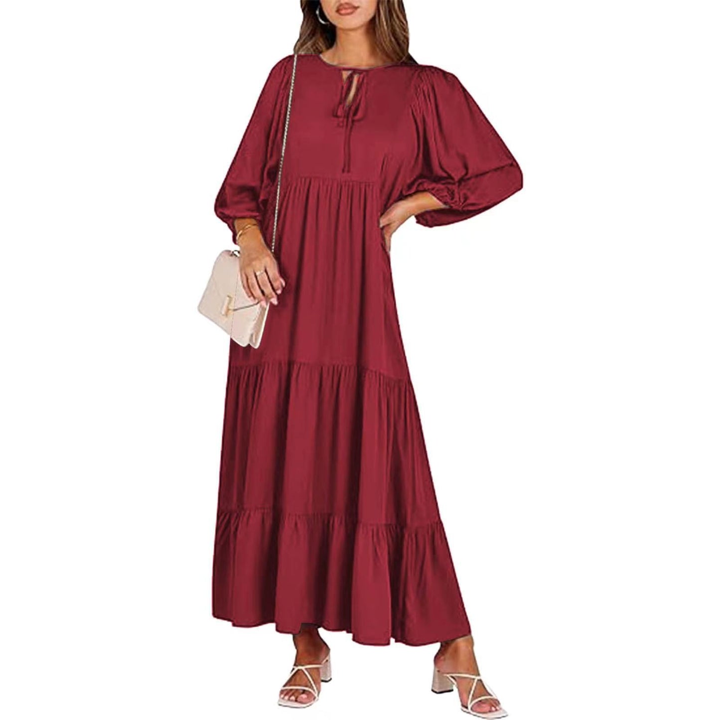 Tropical Blossom Boho Dress