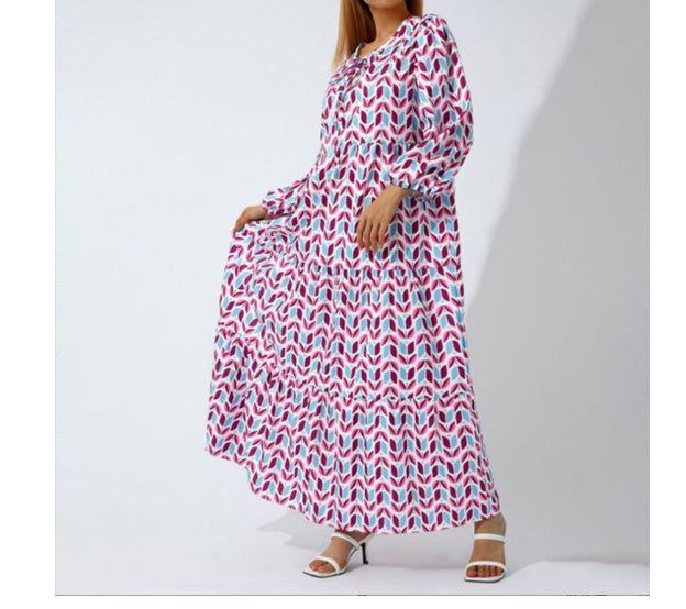 Tropical Blossom Boho Dress