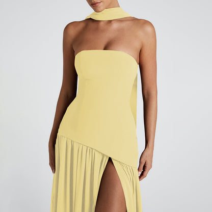 Luna Grace Split-Back Maxi Dress