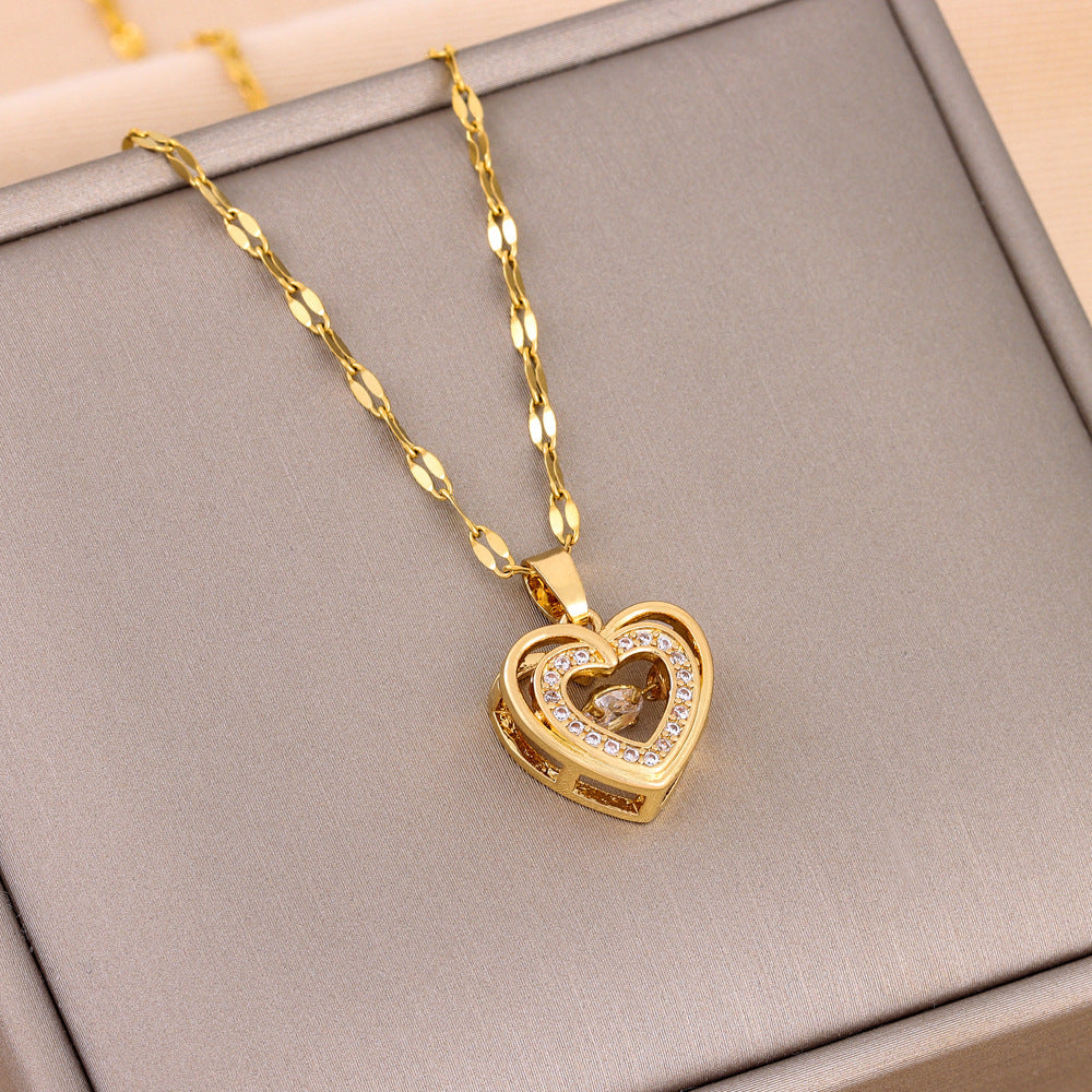 💖 Eternal Love Double-Layer Necklace