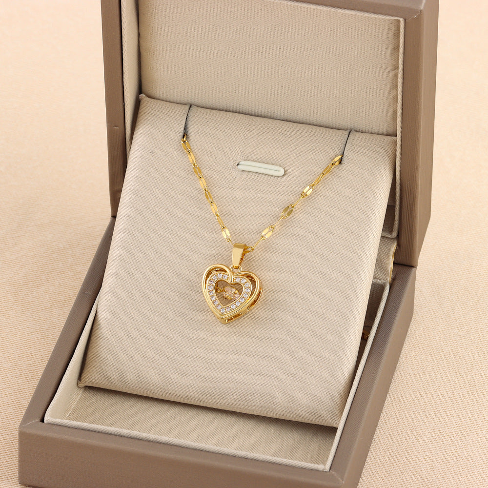 💖 Eternal Love Double-Layer Necklace